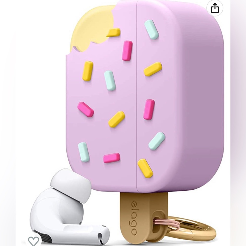 AirPods Pro ice cream extra protectant rubber case